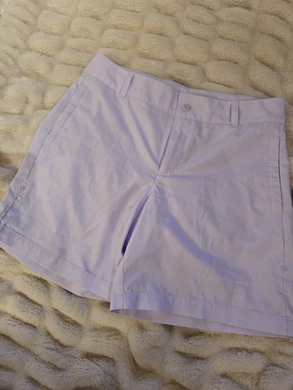 Columbia Anytime Casual Quick Dry Utility Short Lavender [Women 10] Mesh Pockets